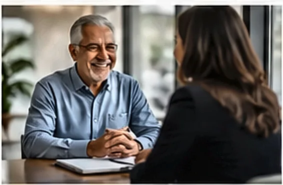 Consignado INSS Com Nome Sujo: Aprovado? Como Funciona? Aposentado do INSS sorridente e tranquilo — Consignado INSS Com Nome Sujo: Aprovado? Como Funciona?