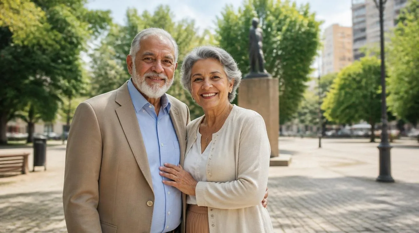 Casal de aposentados do INSS aproveitando a vida com tranquilidade — Consignado Para Aposentado do INSS: O Guia Definitivo Para Contratar Com Segurança