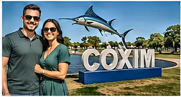Placa de entrada da cidade de Coxim (MS) — crédito consignado com atendimento digital da Din Din Cred — Consignado INSS em Coxim MS: Aposentados e Pensionistas