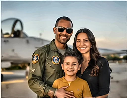 Militar das Forças Armadas com a família — Quanto Ganha um Militar das Forças Armadas em 2026