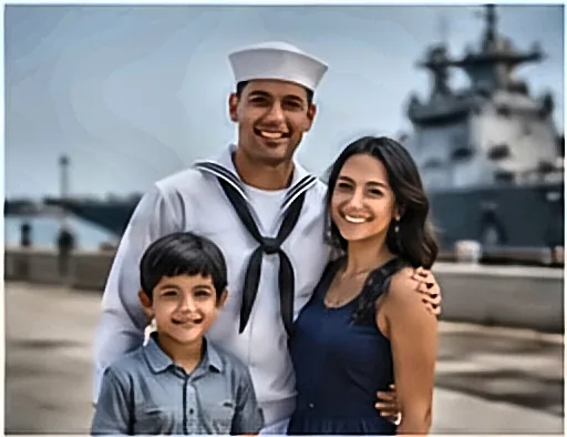 Militar das Forças Armadas com a família — Como Organizar as Finanças Durante a Carreira Militar