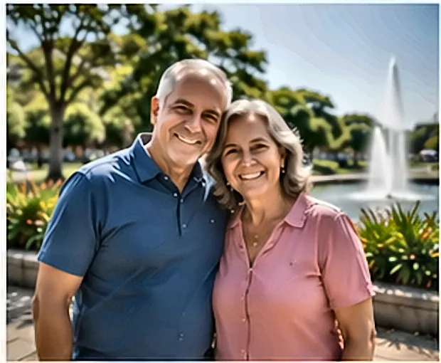 Família feliz planejando as finanças — Consignado Para Entrada de Imóvel: Estratégia Inteligente ou Armadilha?