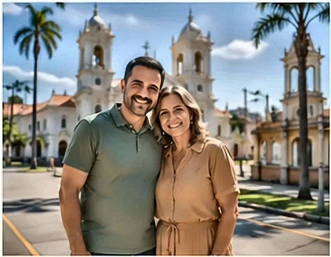 Família feliz planejando as finanças — Consignado Para Aposentado de 1 Salário Mínimo: O Que É Possível e Como Usar Com Inteligência
