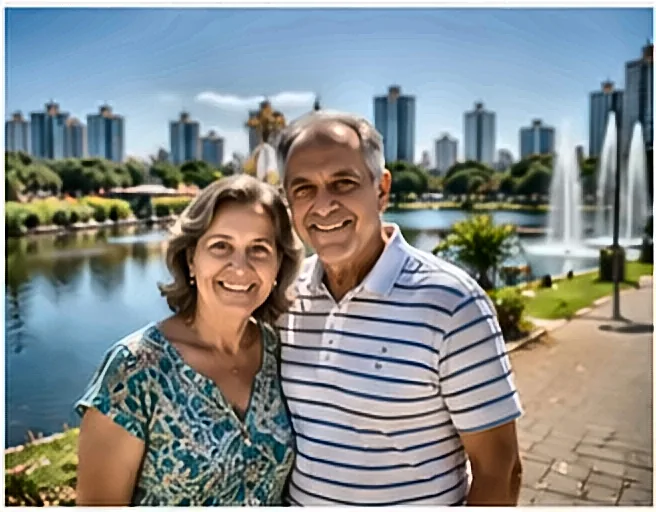 Família feliz planejando as finanças — FGTS Por Doença Grave: Como Sacar em Caso de Necessidade de Saúde