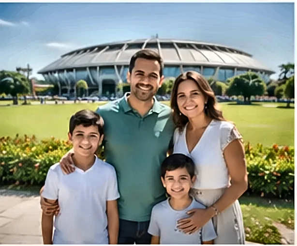 Ações e Dividendos: Como Investir na Bolsa de Valores Com Estratégia de Longo Prazo Família de trabalhador celebrando conquistas — Ações e Dividendos: Como Investir na Bolsa de Valores Com Estratégia de Longo Prazo